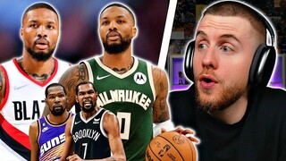 Damian Lillard RÜCKKEHR nach Portland | KD zurück in Brooklyn | Mitchell 45 Punkte | KBJ