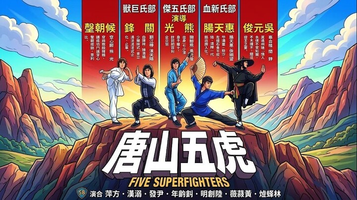 FIVE SUPERFIGHTERS ⚜️ TAGALOG DUBBED