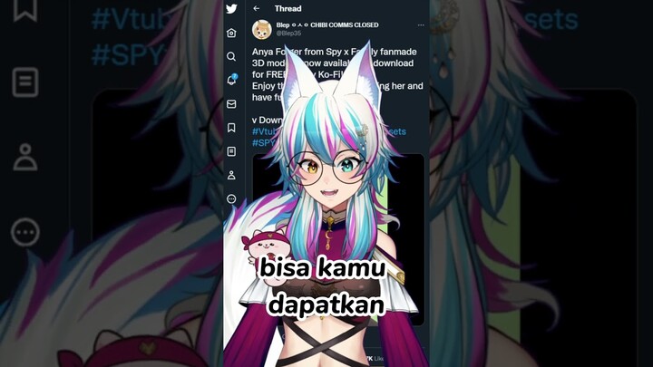 TUTORIAL JADI VTUBER GRATIS PART 2 !! #shorts #wibu #anime #vtuberindonesia #vtuber #vtuberid