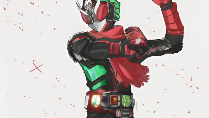 AI menggambar Bab Kamen Rider Showa