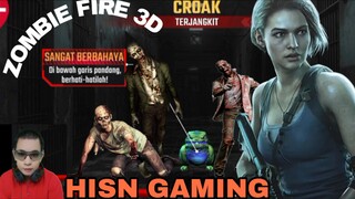 game zombie Fire 3D,  ada zombie katak lagi , croak