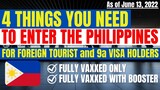 🔴TRAVEL UPDATE: HERE'S WHAT YOU NEED TO ENTER THE PHILIPPINES AS A FOREIGN TOURIST AND 9A VISA