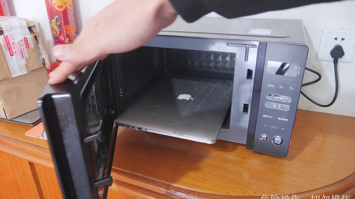 What happens if you pop your computer in the microwave?