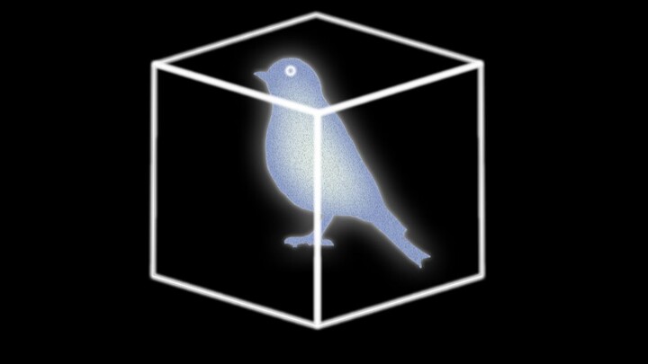"That poignant robin who died in a cage"