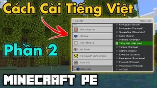 Cách Cài Tiếng Việt Cho Minecraft PE 1.18 / 1.19 Trên Điện Thoại Mới Nhất 2022 [ Phần 2 ] | MCPE