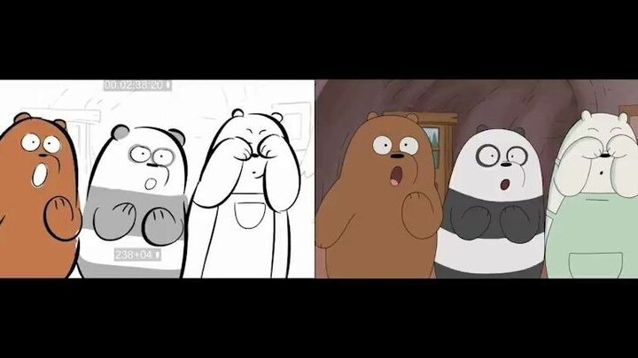 Storyboard “We Bare Bears”: Kehidupan sehari-hari tiga beruang yang lucu dan menggemaskan~