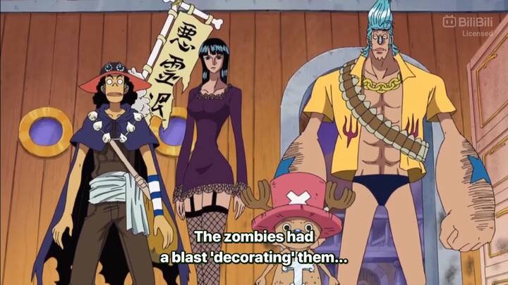 Usopp knows the password
