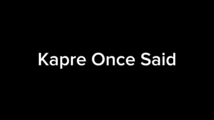 Kapre Once Said