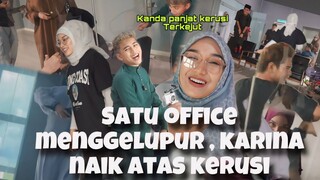 PR4NK HAIWAN MERAYAP ATAS BADAN!!! KARINA MENGGELUPUR !! NAIK ATAS KERUSI