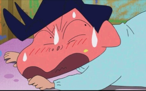 The high-powered protector of his wife ahead, Shin-chan is actually a child with a delicate mind≧﹏≦