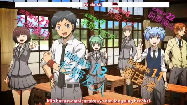 assassination clasroom,season 1 sub indonesia E11