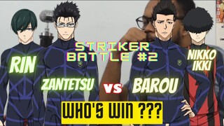 (Duet Striker Battle) Rin & Zantetsu - Nikko ikki & Barou | BlueLock