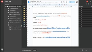 Sean Anthony – Email Side Hustle