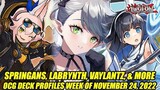 Springans, Labrynth, Vaylantz, & More! Yu-Gi-Oh! OCG Deck Profiles Week Of November 24, 2022