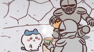 【chiikawa】小八宝宝坐在旁边好小一只，好可爱