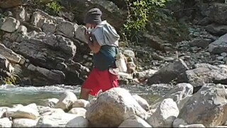 cast net fishing in Nepal | asala fishing | himalayan trout fishing | cast netting |