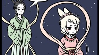 Non-manusia, Xiaoyue, Chang'e, Istana Bulan