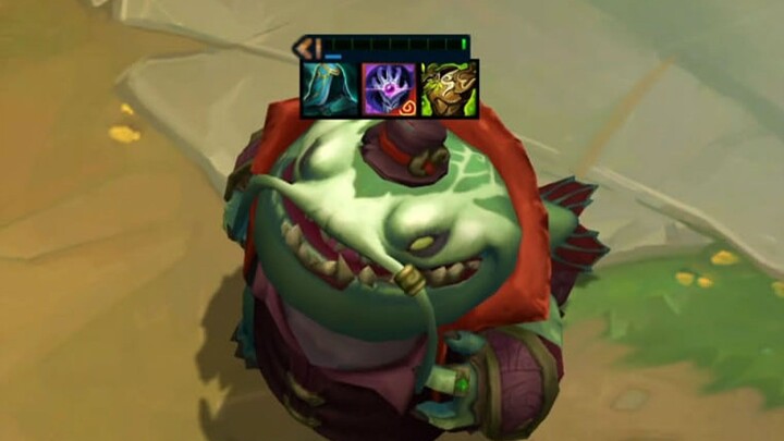 It’s done! I made the 40,000-health Tahm Kench self-destruct, blowing everyone to smithereens.