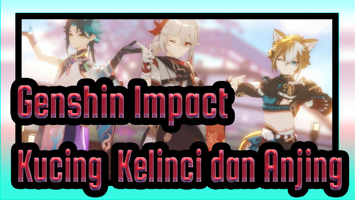 Genshin Impact | [MMD] Kucing, Kelinci dan Anjing