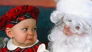FUNNY BABIES จะทำให้คุณล้มเหลวในการพยายามอย่าหัวเราะ - BABIES พบกับซานตาคลอส
