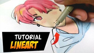 Tutorial Membuat Line Art || Cara Menggambar Anime Untuk Pemula