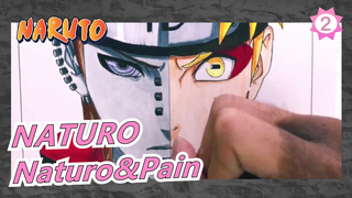 NATURO|[Hand Drawn MAD]Half Face of Naturo&Pain_2