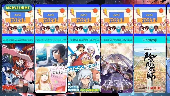 Jadwal Rilis Anime yang Akan Tayang di 2023 [TBA] | Part 2 | Comparison
