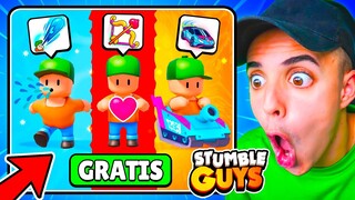 COMPRO los NUEVOS *EMOTES ESPECIALES* en STUMBLE GUYS y ASÍ FUNCIONAN! 😱