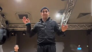 SALAH dancing is a joy to watch haha good comedy style