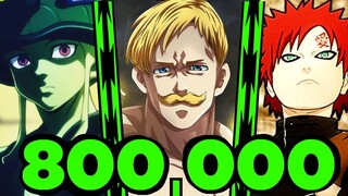 Top 10 Fights in Anime [800k Special]