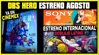 EXCELENTES NOTICIAS: DRAGON BALL SUPER HERO FECHAS DE ESTRENO Y DOBLAJE LATINO MEXICO ESPAÑA ETC