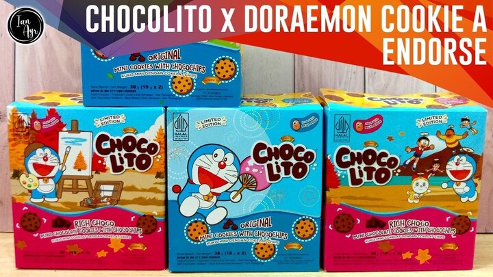 [ ENDORSEMENT ] Chocolito x Doraemonドラえもん Mini Cookies A Kukis Chocochips Nobita 野比 のび太 Shizuka 源 静香