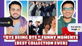 Pakistani Reaction On "BTS Being BTS (Funny Life Moments) " | Try Not To Laugh | Best Video