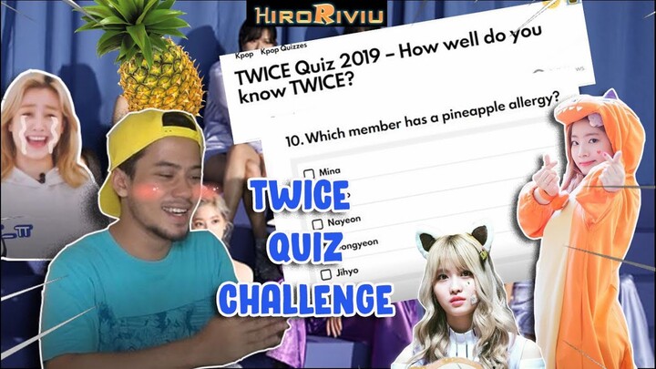 BUKTI SAYA ONCE SEJATI | Twice Quiz Challenge