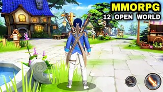 Top 12 Best NEW MMORPG Games Multiplayer Game with OPEN WORLD Based Games Android iOS | Top NEW MMOs