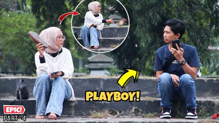 DILEMPAR SEPATU LAGI! TELPONAN PLAYBOY - Part4