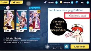 Honkai impact. Full kiana thì sao nhỉ, vực điểm cùng chị em kiana