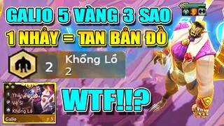 TƯỚNG 5 VÀNG 3 SAO KHỎE NHẤT MÙA 6? GALIO HÕA KĨ + ĐẤU SĨ 1 NHẢY = NÁT BÉT BẢN ĐỒ
