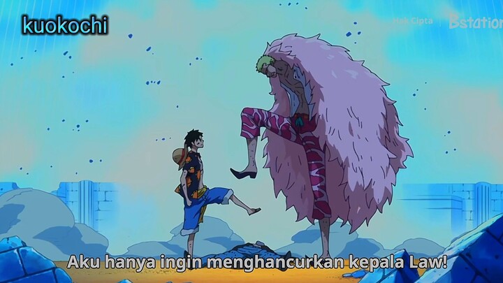 bentrokan haki Luffy & doflamingo