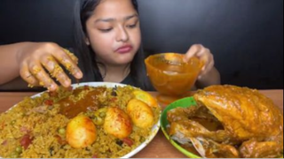 Gà trứng nướng trộn sốt cơm ngoc cực ASMR MUKBANG #asmr #mukbang