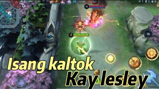Aldous one hit to lesley