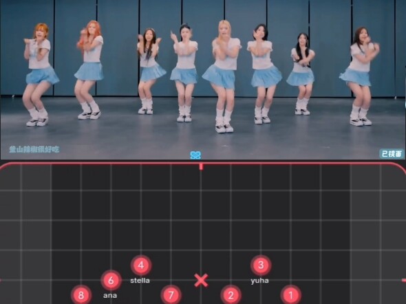 【ใช้เอง】hearts2hearts-เส้นทางการเคลื่อนที่ของ gee