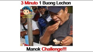 3 Minuto Isang Buong Lechon Manok Challenge #02😘🥰😍🤩😁🥓🥩🍗🍖🥗🥘🫕🍝🍜🍲🍛