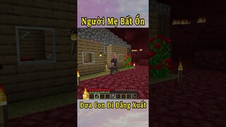 Anh Đen Xì Xì Phát Hiện Gia Đình Bất Ổn Nhất Minecraft 🤣 #shorts