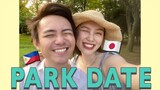 [Vlog] Let's Walk Around~!☀ Our Park Date In Japan :))
