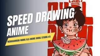 (Speed Drawing) aime ala Ghibli Studi lagi #3