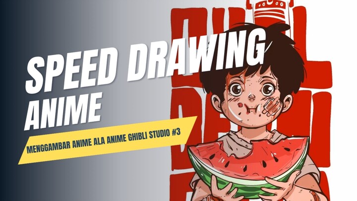 (Speed Drawing) aime ala Ghibli Studi lagi #3