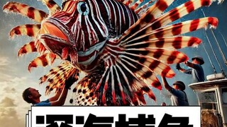Why don't lionfish escape when caught?