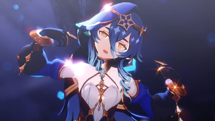 [Genshin Impact MMD] Laila - Night falls, stars move, moon hangs in dreams "from Y to Y"