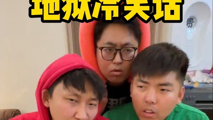 Hell-level dad jokes at max buff—listen and your toes’ll curl from the chill!